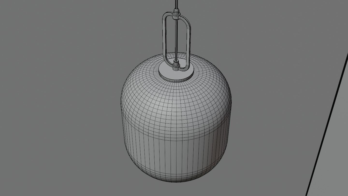 Pendant Ceiling Light P901 Low-poly 3D model_27