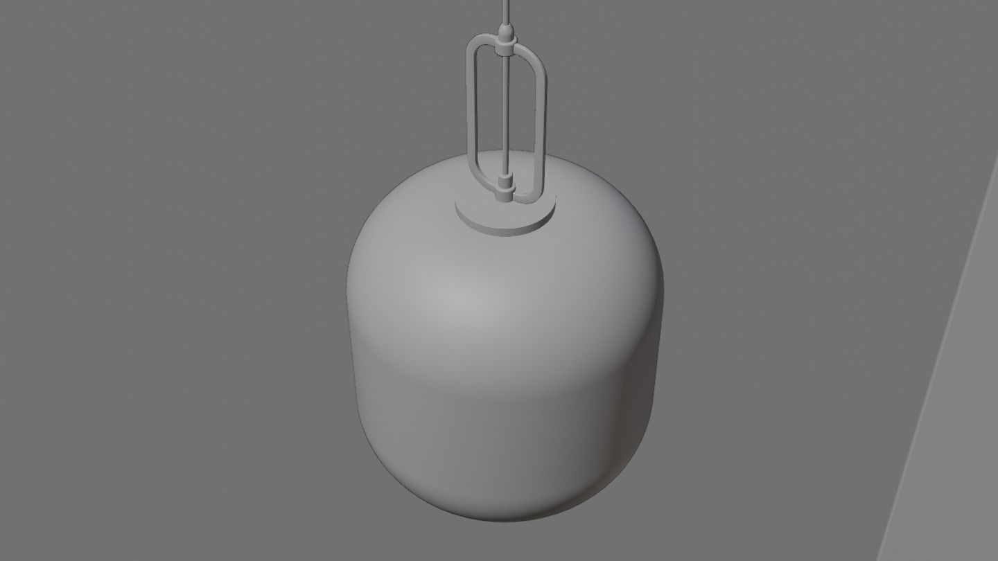 Pendant Ceiling Light P901 Low-poly 3D model_17