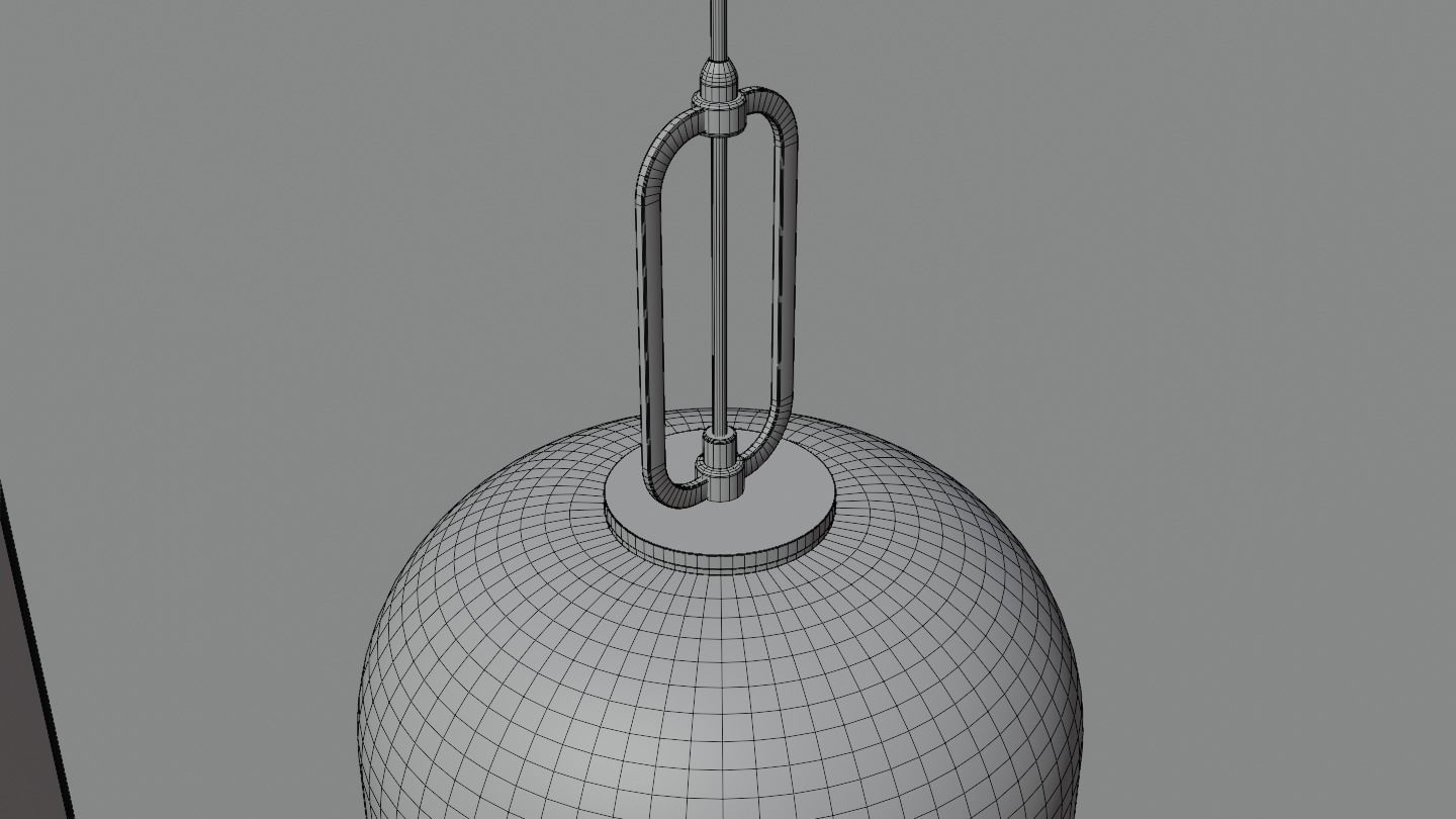Pendant Ceiling Light P901 Low-poly 3D model_25