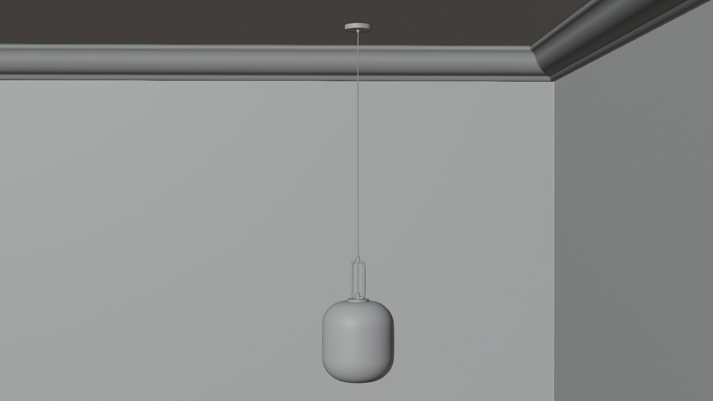 Pendant Ceiling Light P901 Low-poly 3D model_19
