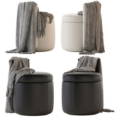 Pouf MADISON Turri 3D model 2