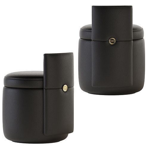 Pouf MADISON Turri 3D model 4