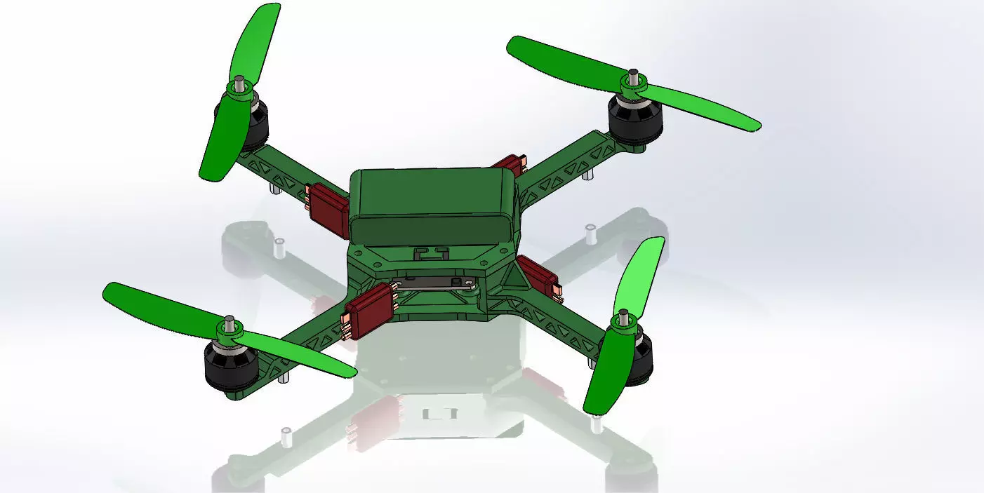 drone design 3D model_0
