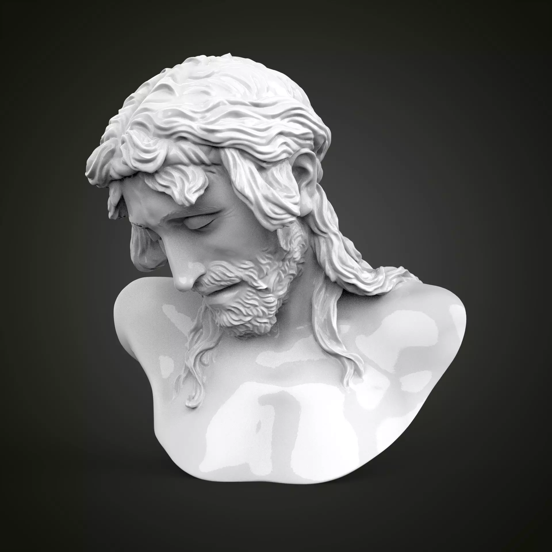 Jesus Christ bust 3D print model