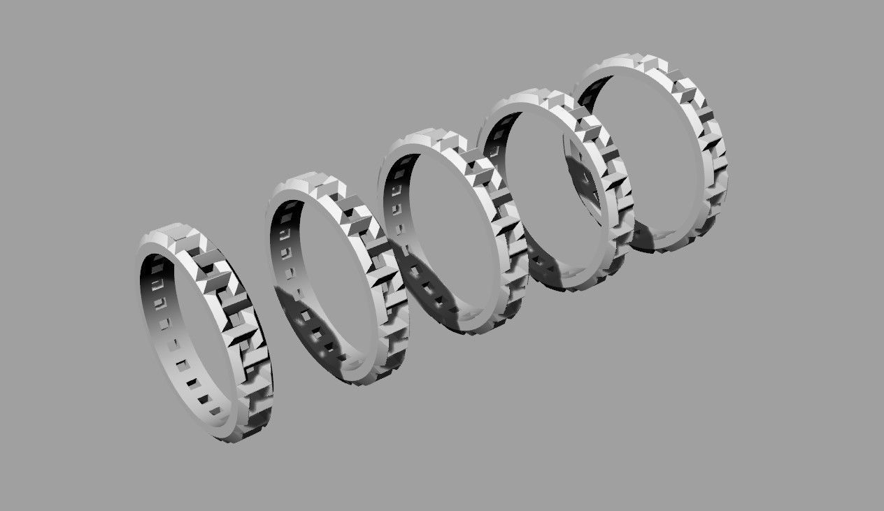 Ring Tiffany T3 3D print model_4