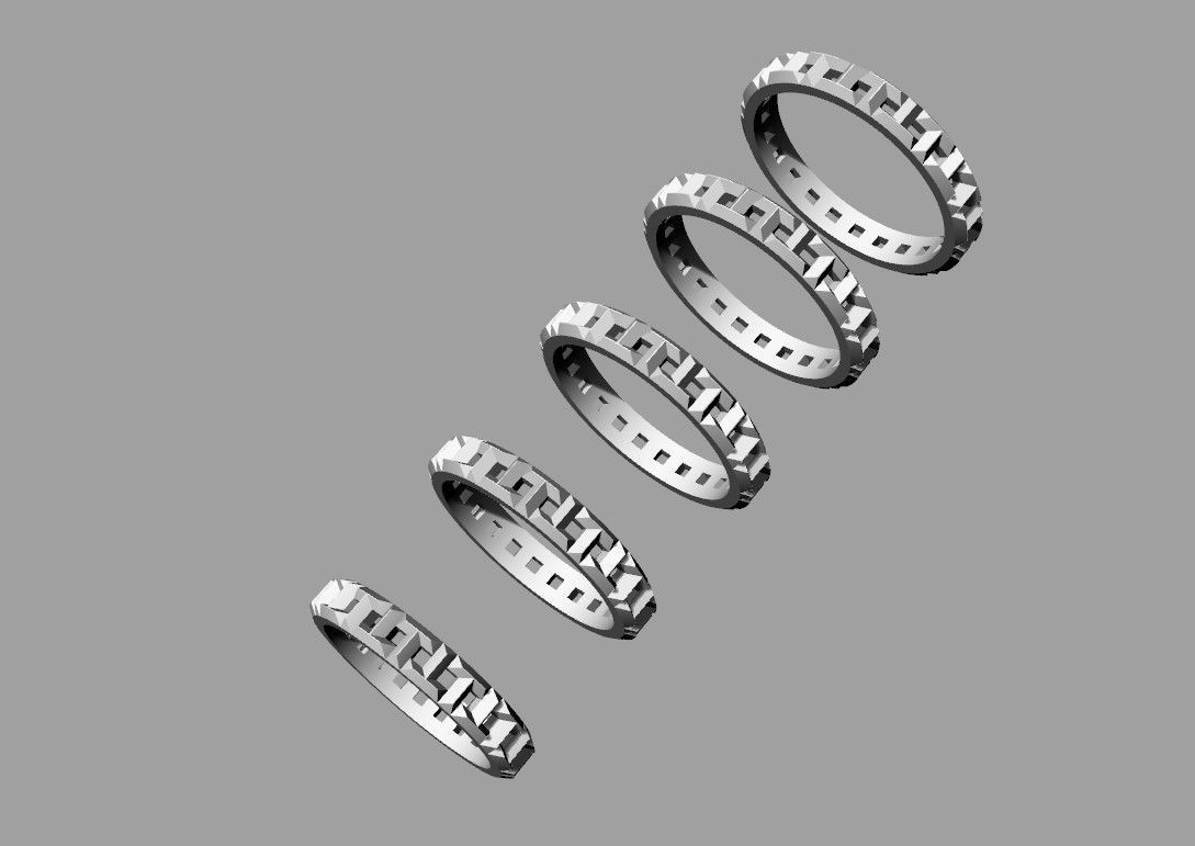 Ring Tiffany T3 3D print model_3