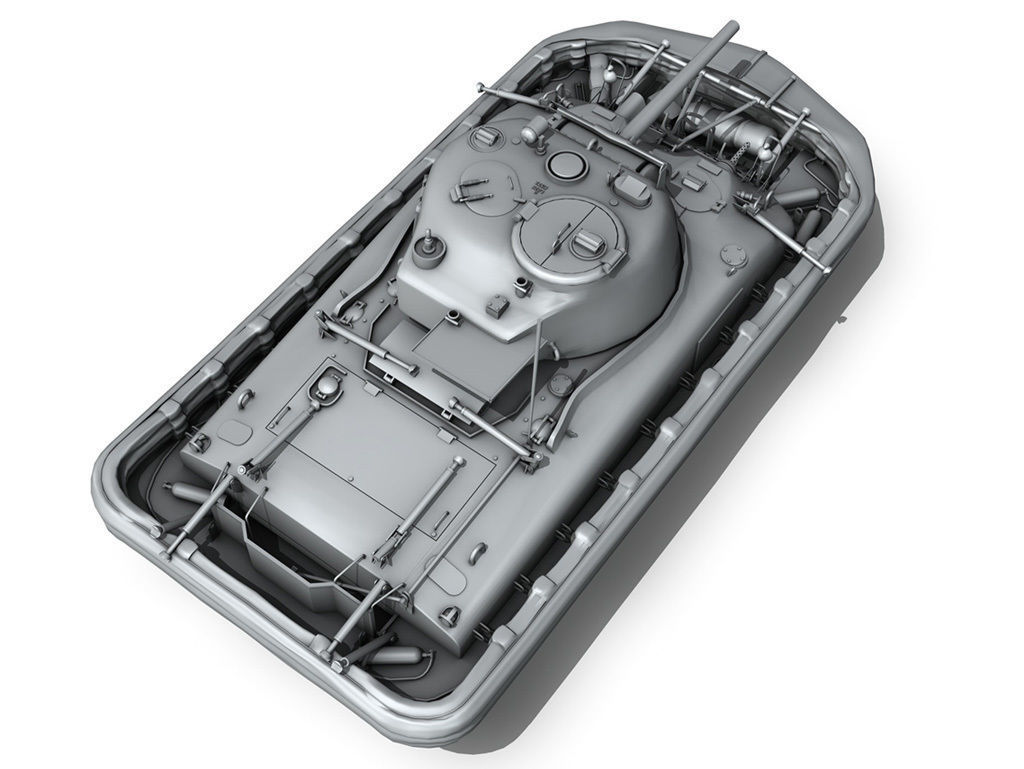 M4A1 Sherman - Duplex Drive 3D model_10