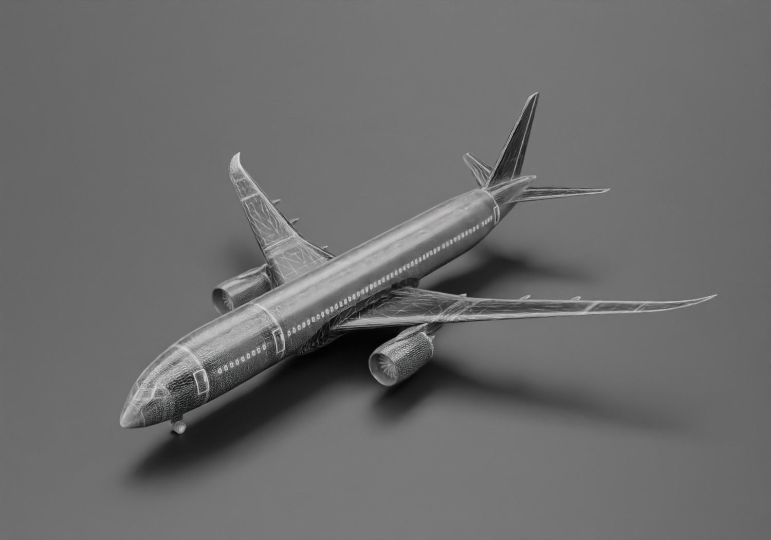 Boeing 787-9 Dreamlier 3D model_7