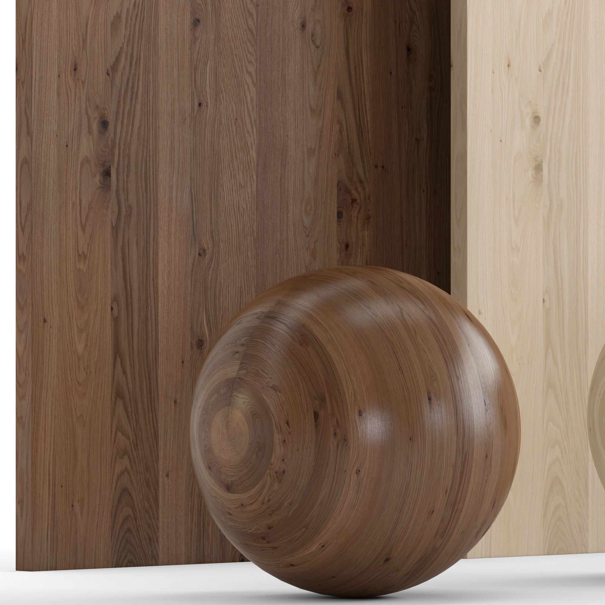 Oak Knotty wood 3 with 3 materials Texture_2