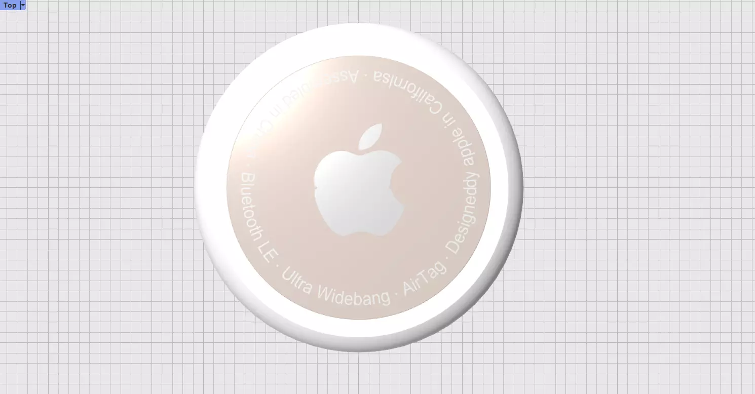 Pink AirTag 3D Model 3D print model_0