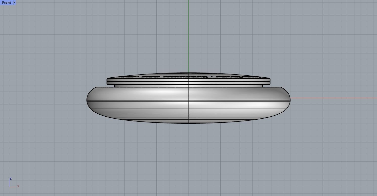 Yellow AirTag 3D Model 3D print model_5
