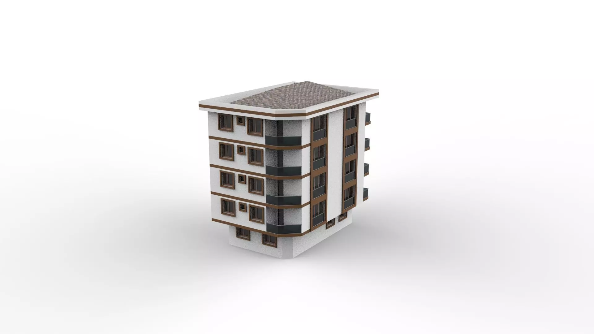 HOUSE 03 Low-poly 3D model
