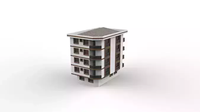 HOUSE 03 Low-poly 3D model