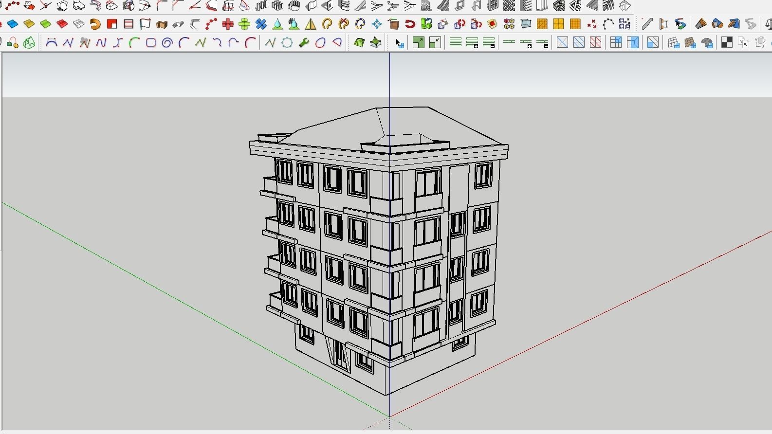 HOUSE 04 Low-poly 3D model_20