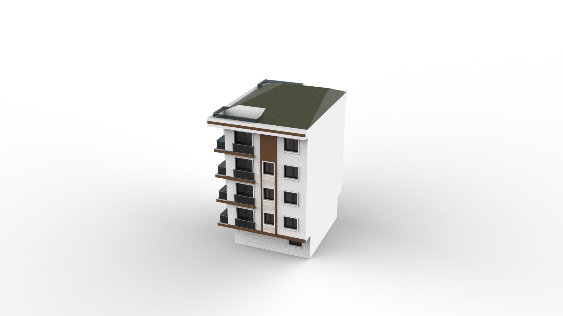 HOUSE 04 Low-poly 3D model_17