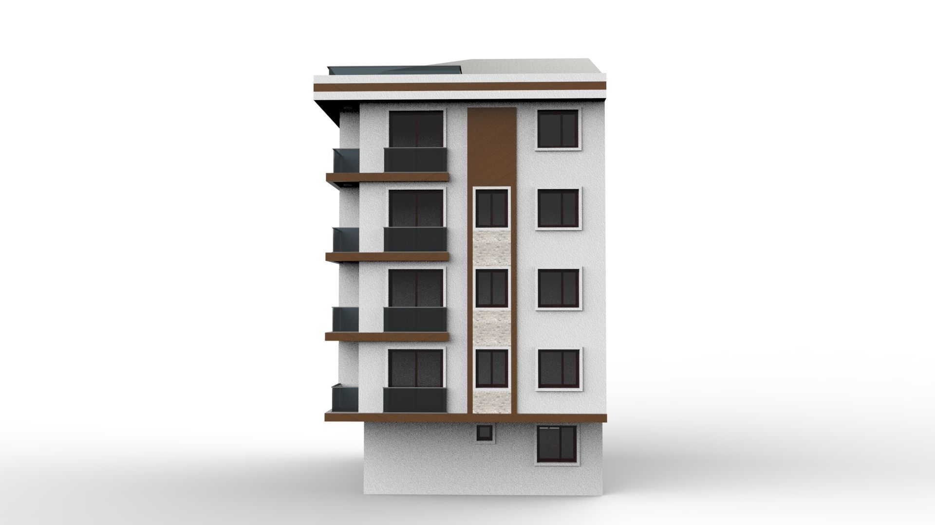 HOUSE 04 Low-poly 3D model_35
