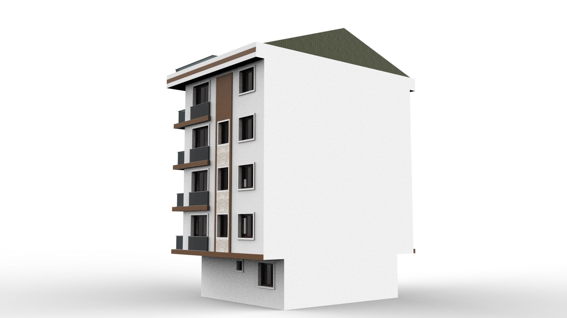 HOUSE 04 Low-poly 3D model_36