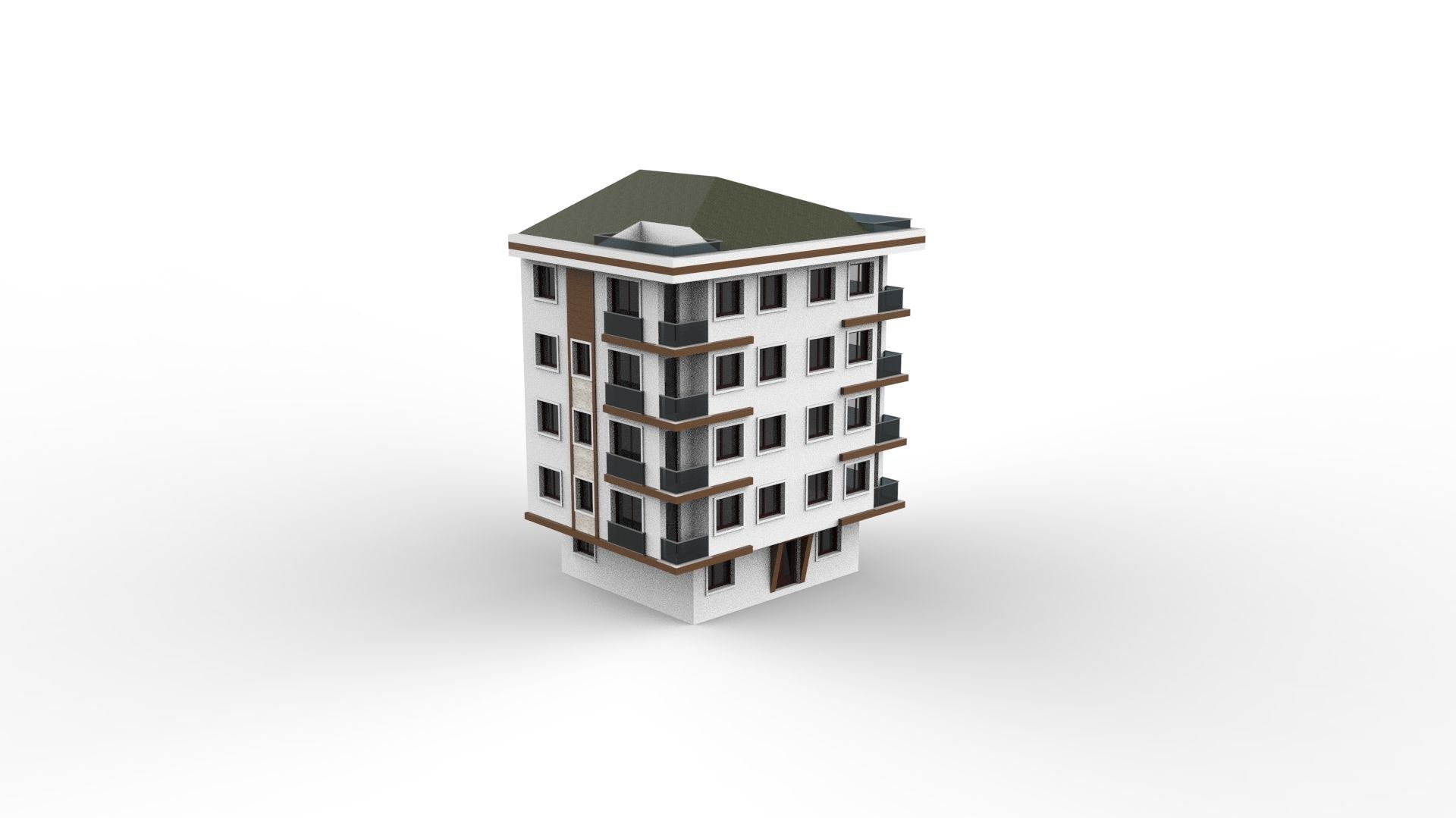 HOUSE 04 Low-poly 3D model_32