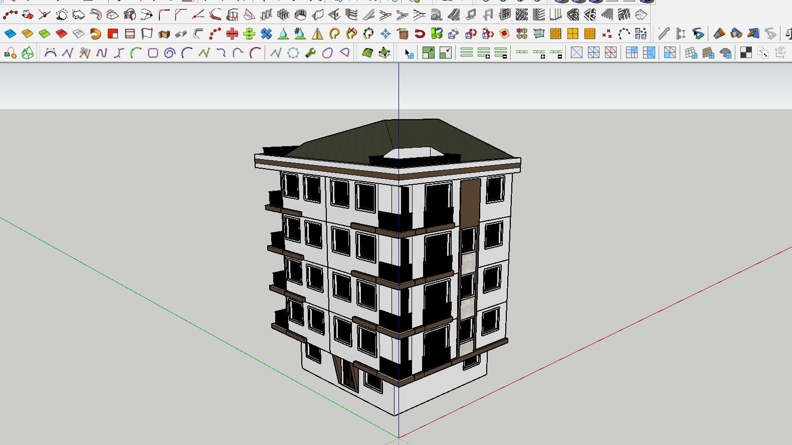 HOUSE 04 Low-poly 3D model_12