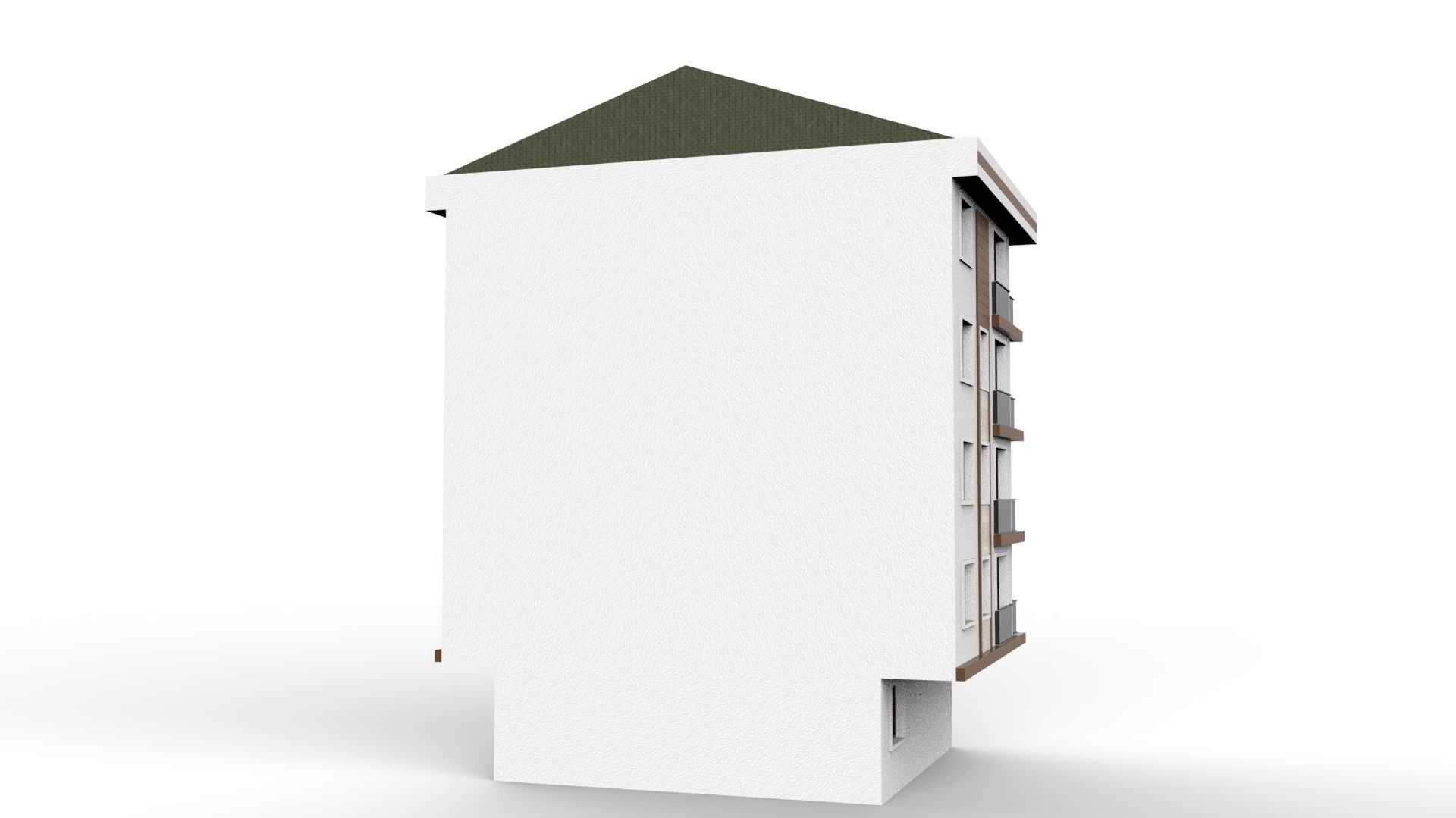 HOUSE 04 Low-poly 3D model_25