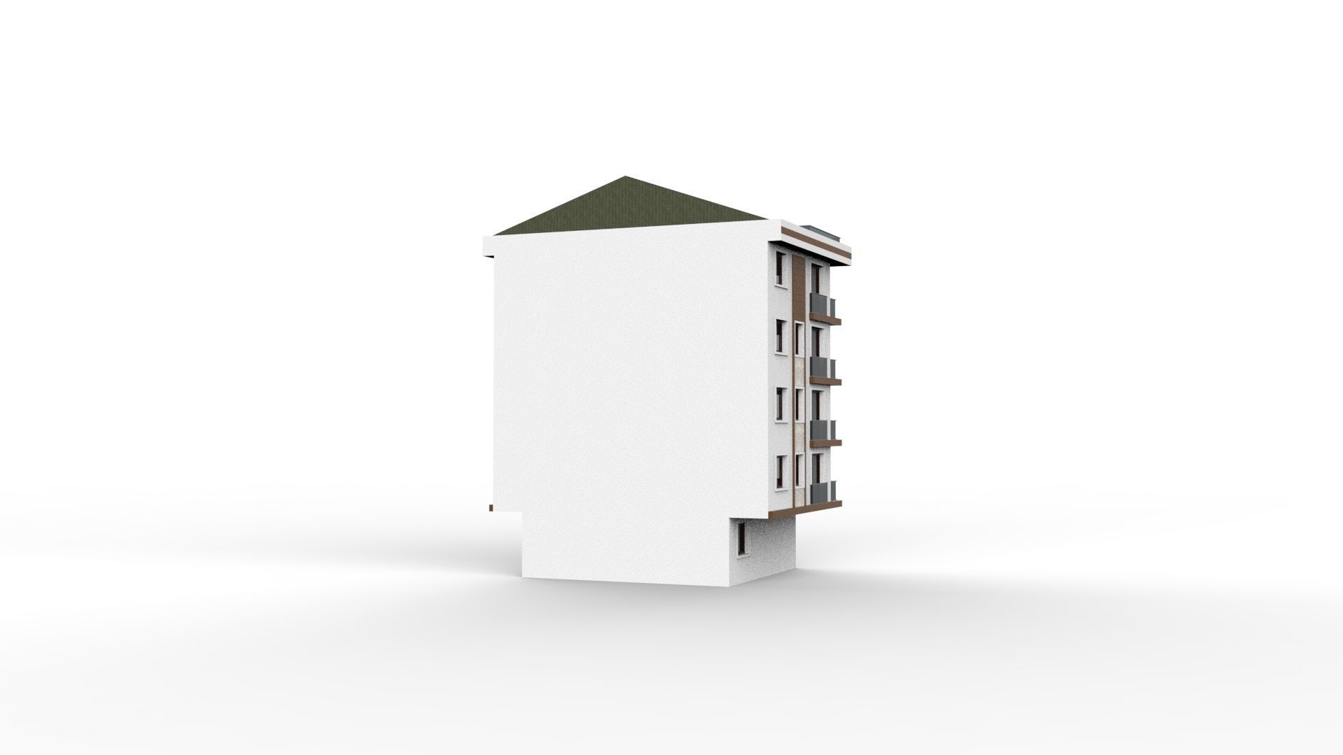 HOUSE 04 Low-poly 3D model_39