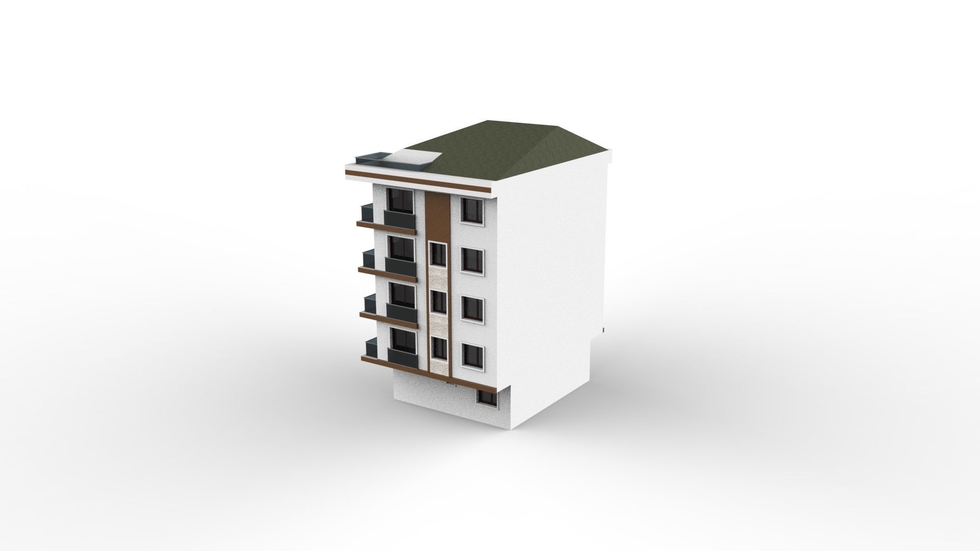 HOUSE 04 Low-poly 3D model_29