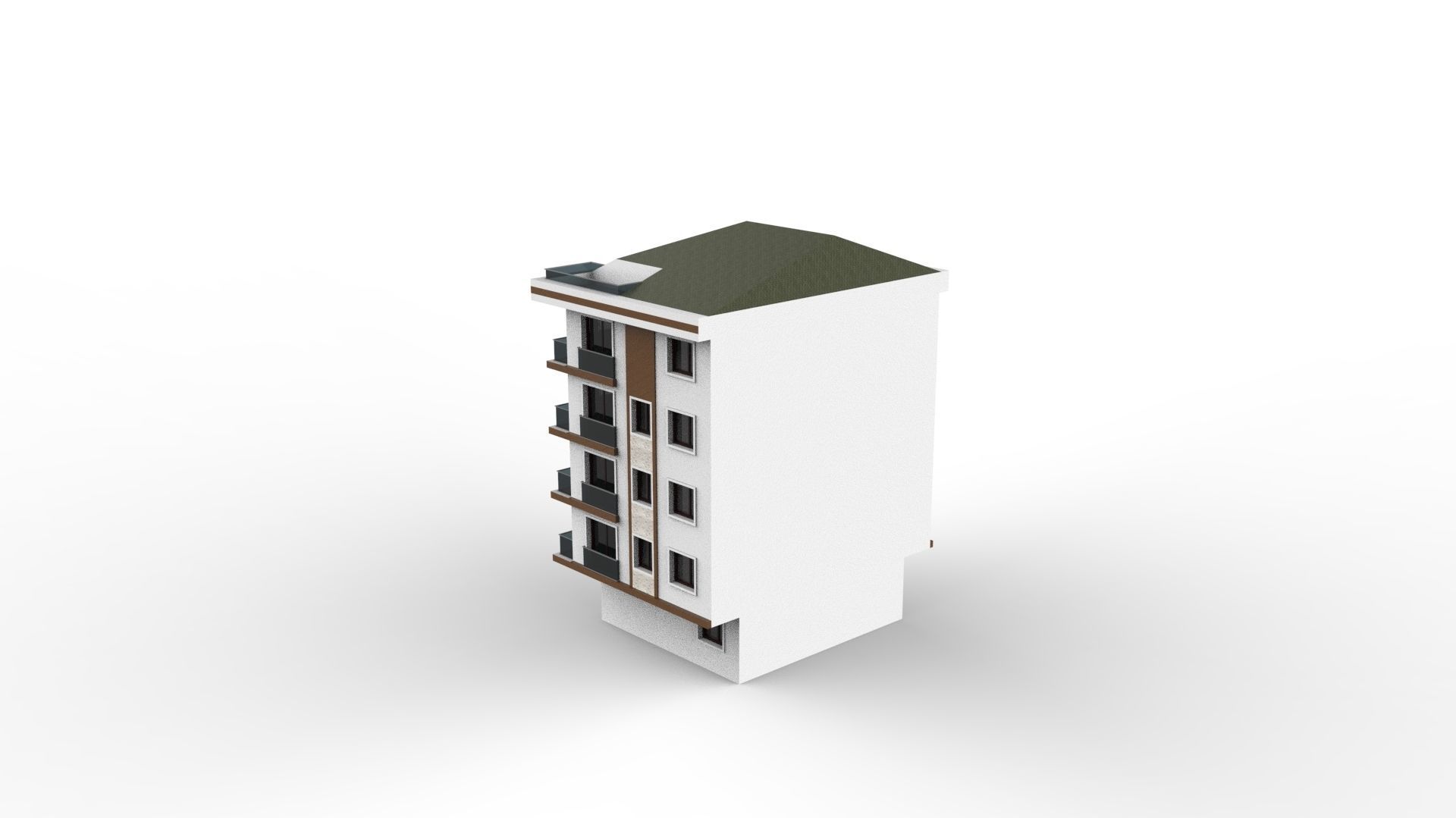 HOUSE 04 Low-poly 3D model_44