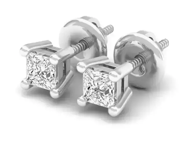 AV 255 Princess Diamond earrings for woman