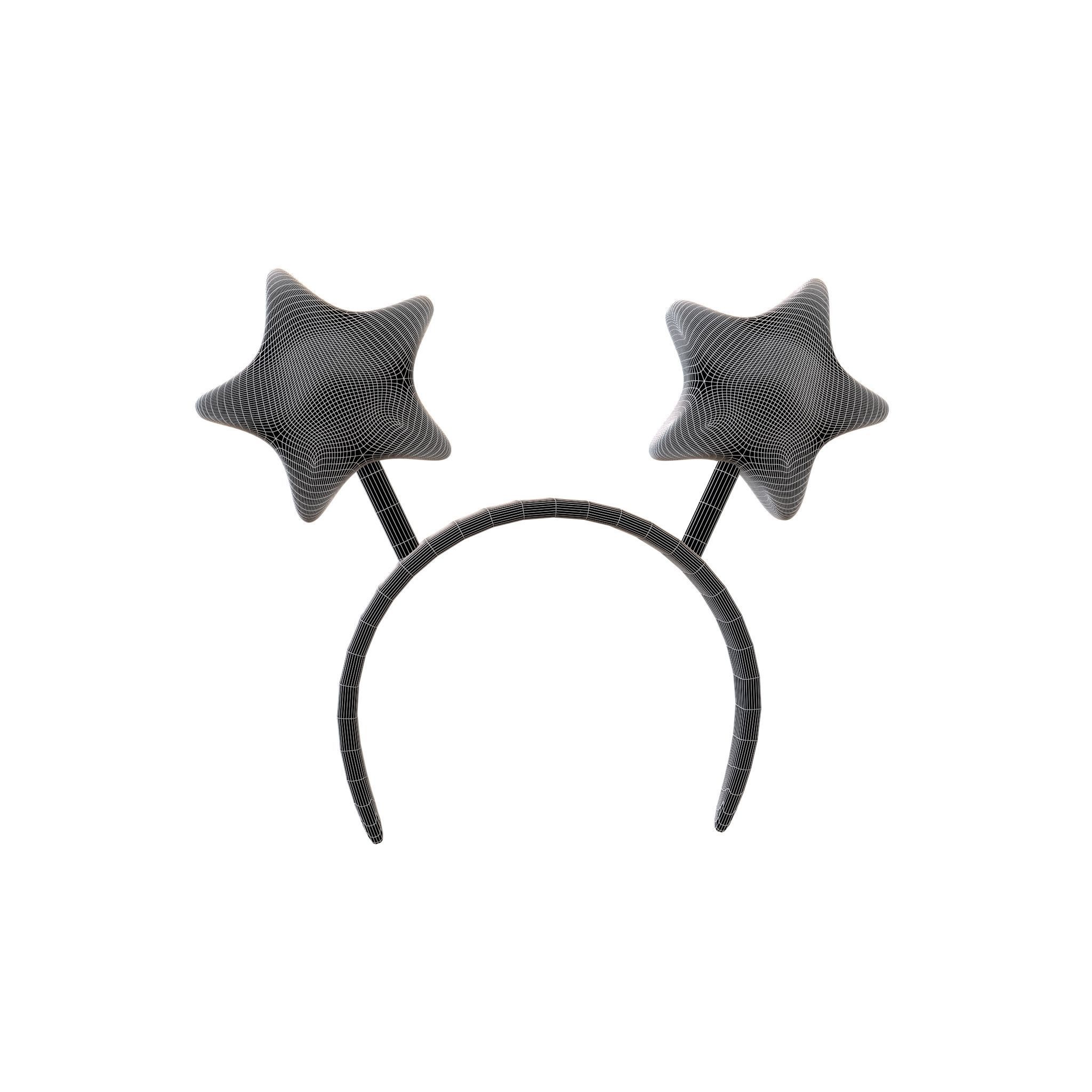 Star Headband v1 009 Low-poly 3D model_7
