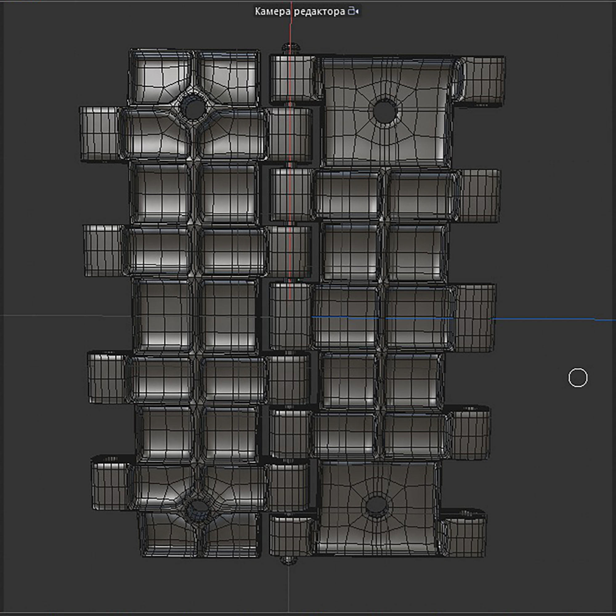 tank track T-34 3D model_11