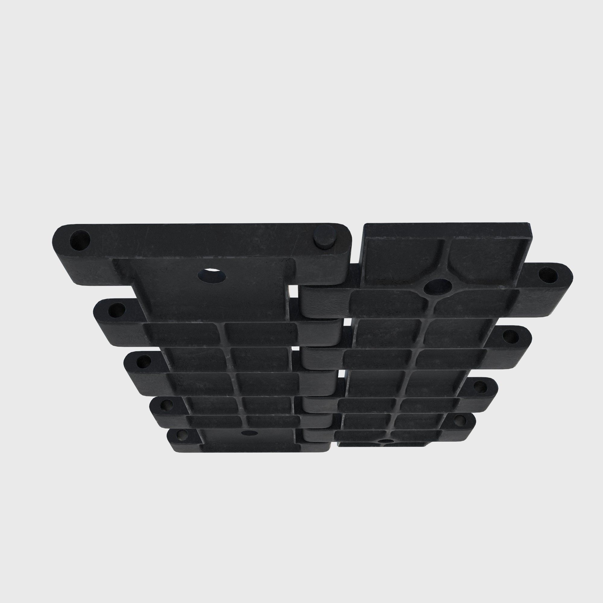 tank track T-34 3D model_6