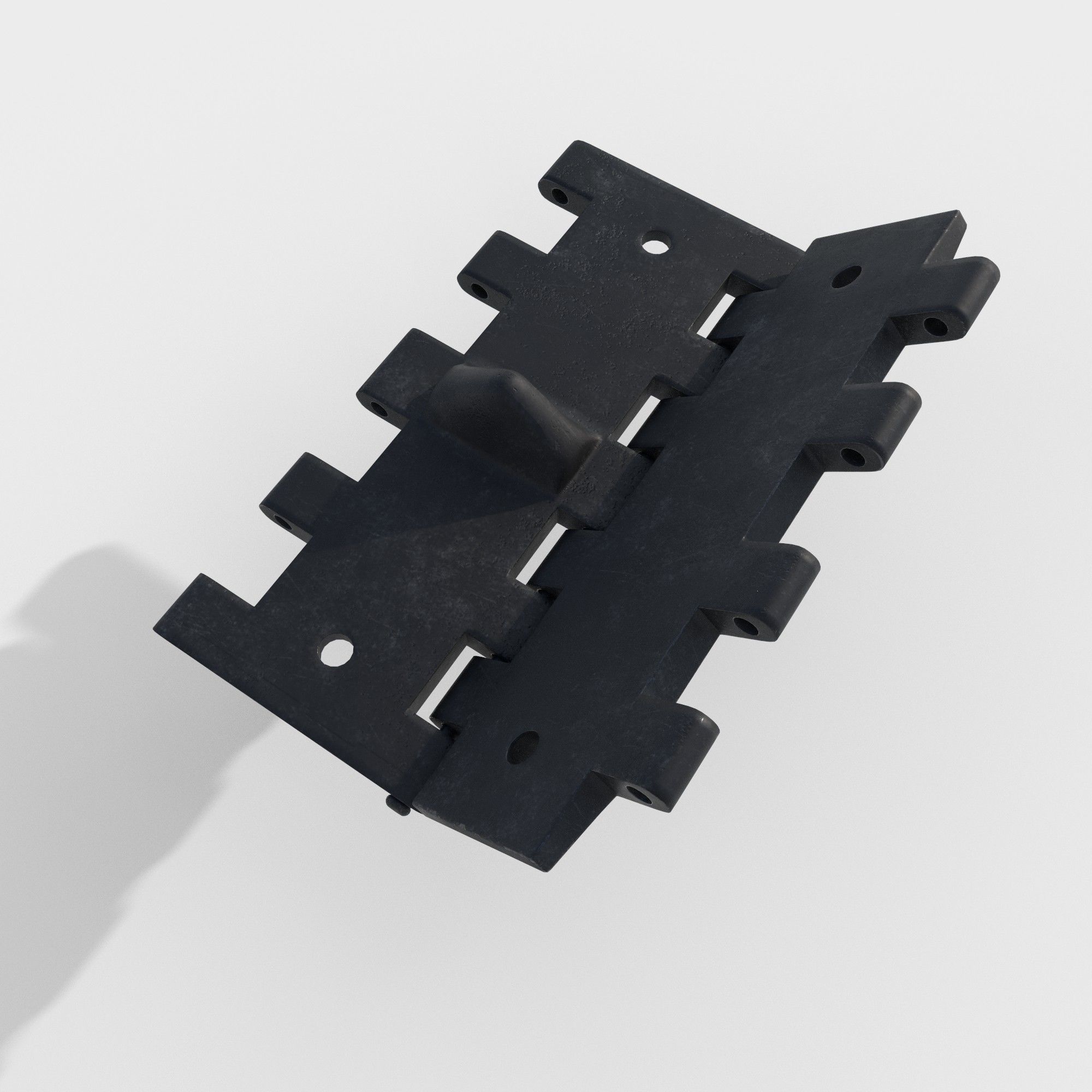 tank track T-34 3D model_8