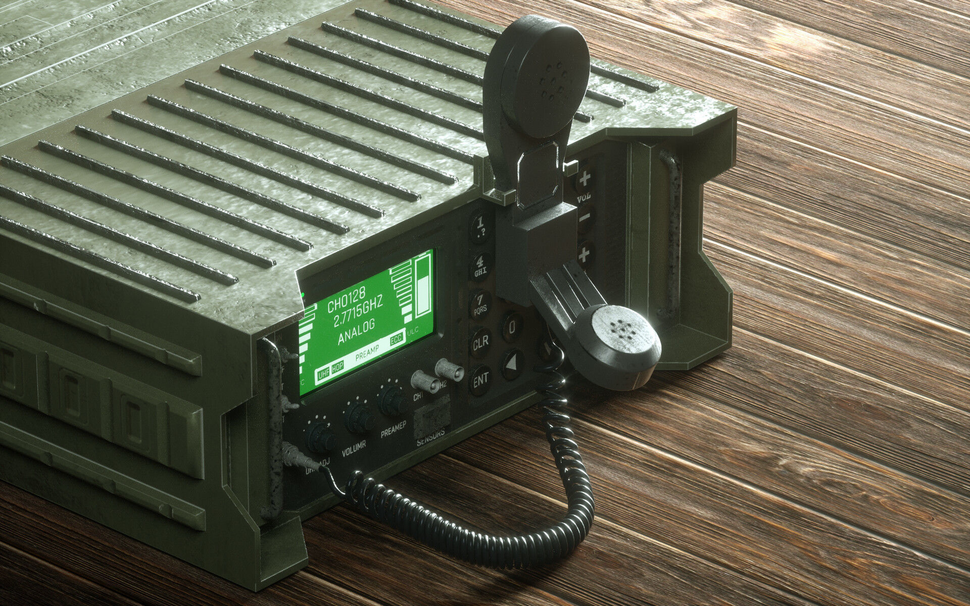 Harby Radio 3D model_2