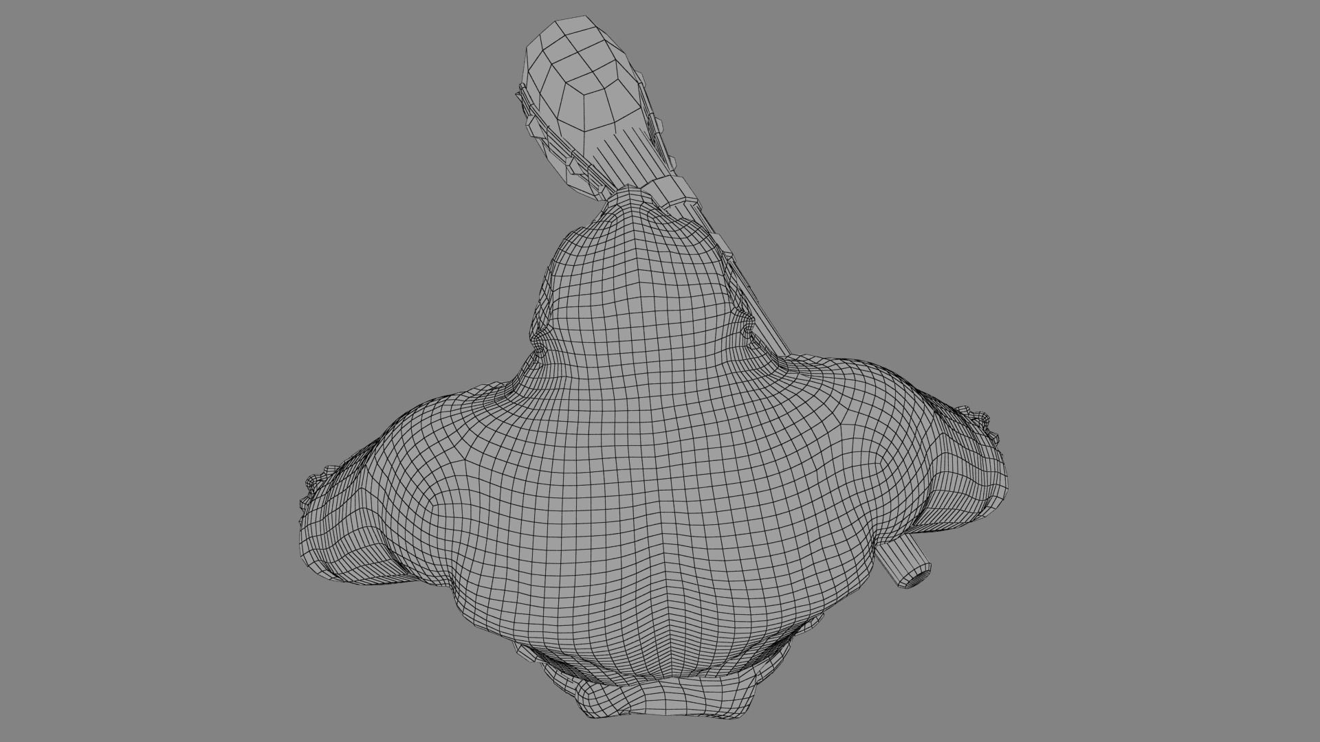 Cave Troll  Low-poly 3D model_37