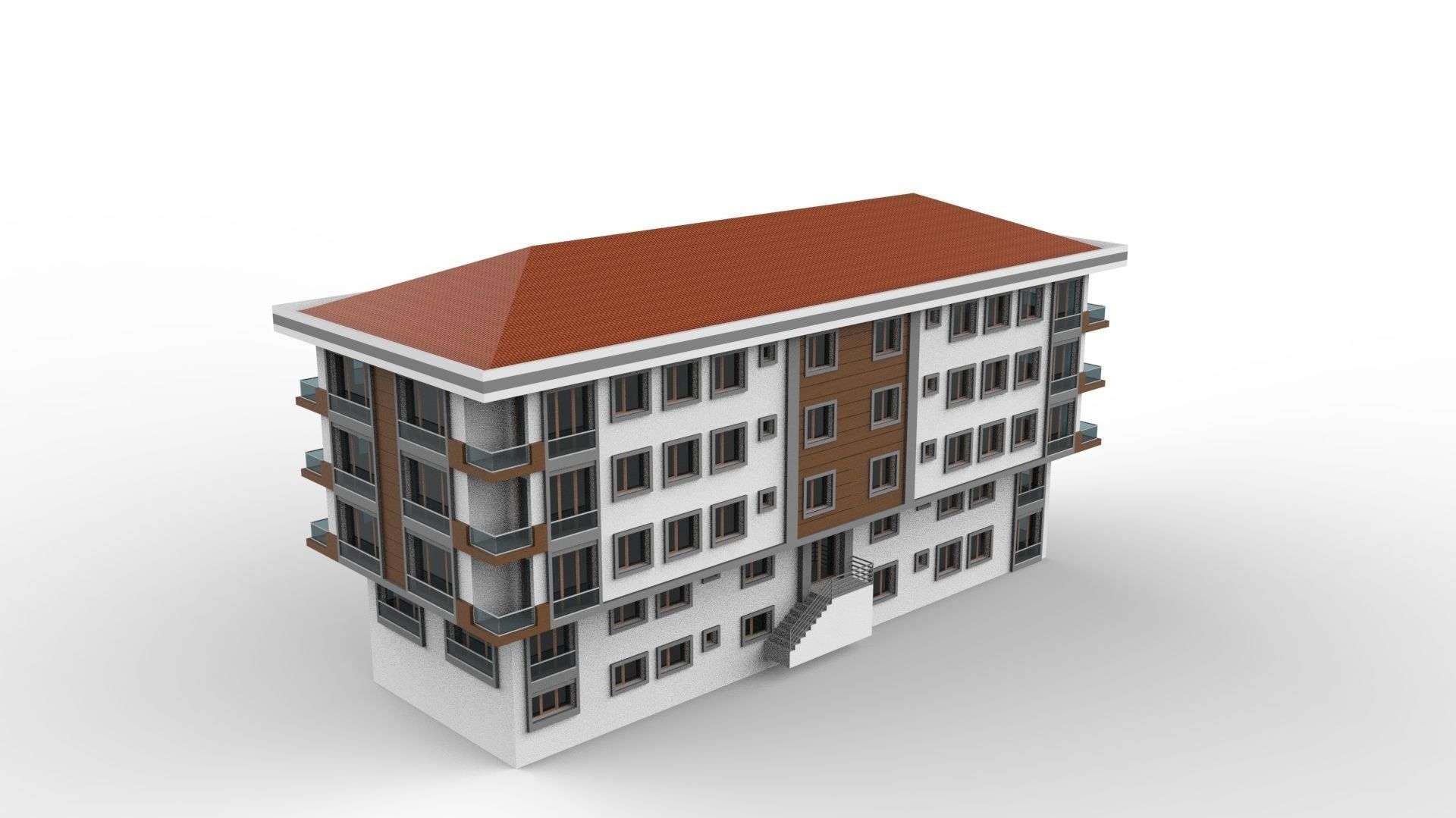HOUSE 06 Low-poly 3D model_31