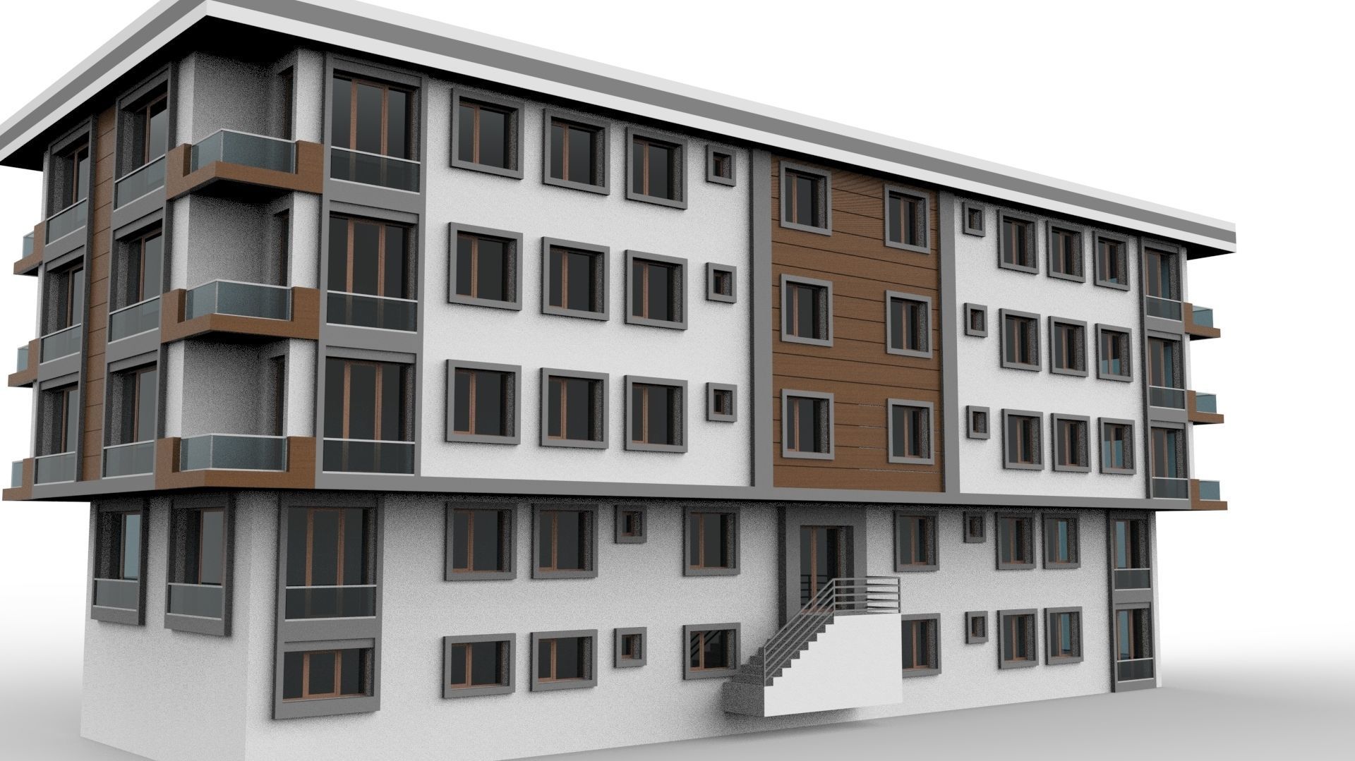 HOUSE 06 Low-poly 3D model_39