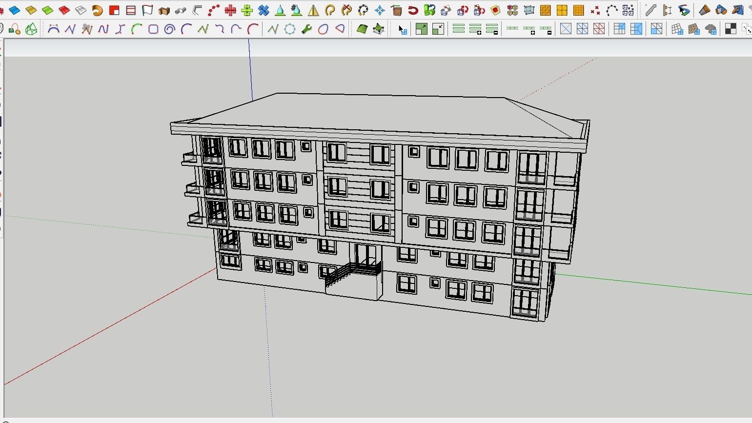 HOUSE 06 Low-poly 3D model_15