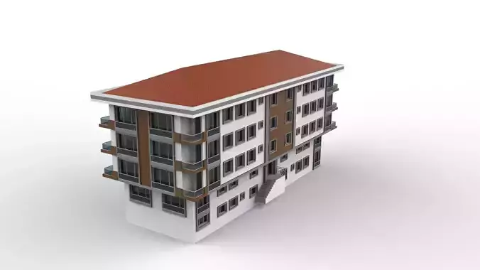 HOUSE 06 Low-poly 3D model