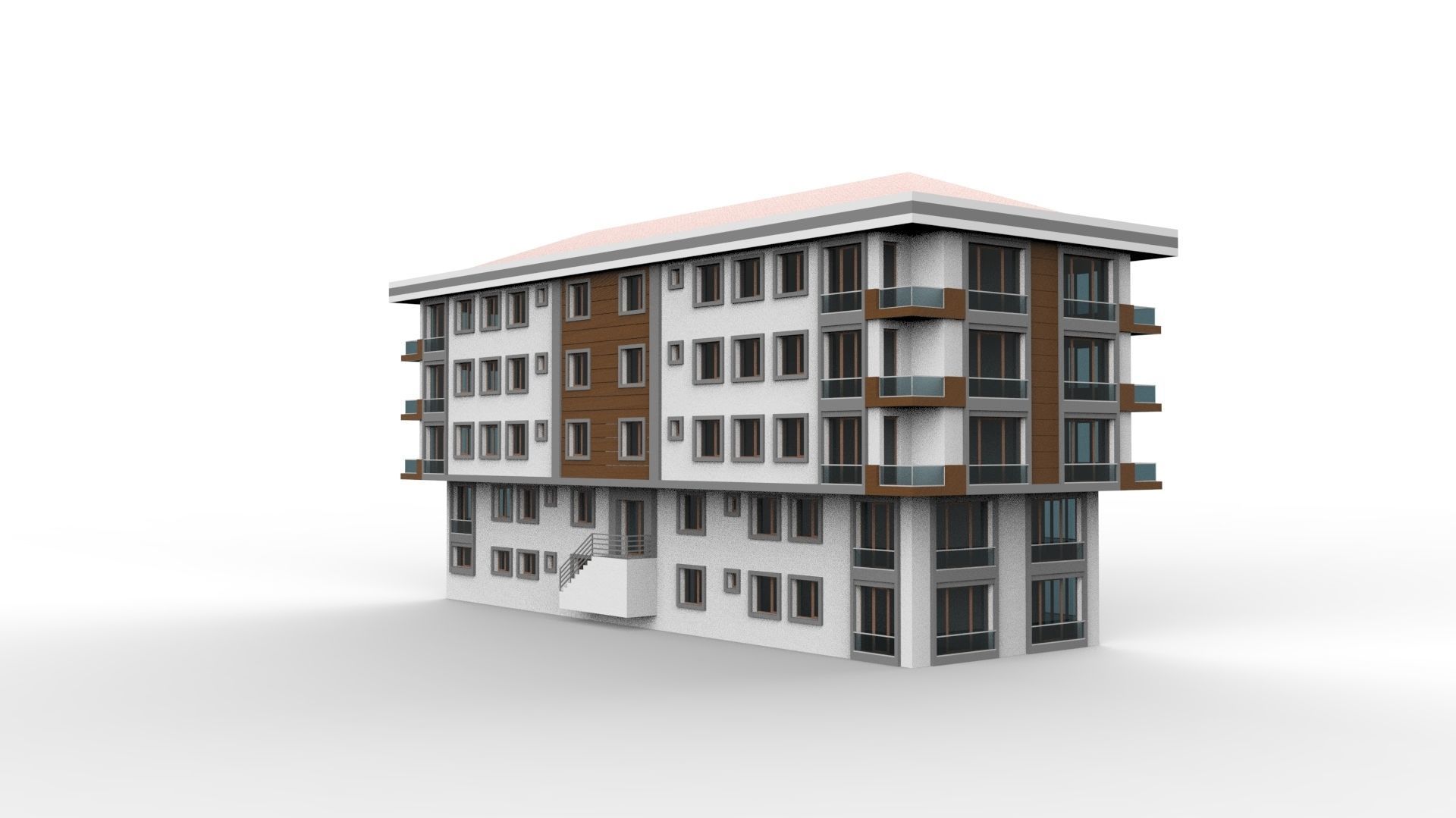 HOUSE 06 Low-poly 3D model_48