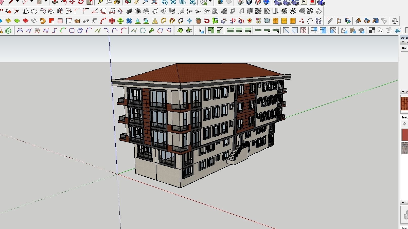 HOUSE 06 Low-poly 3D model_18