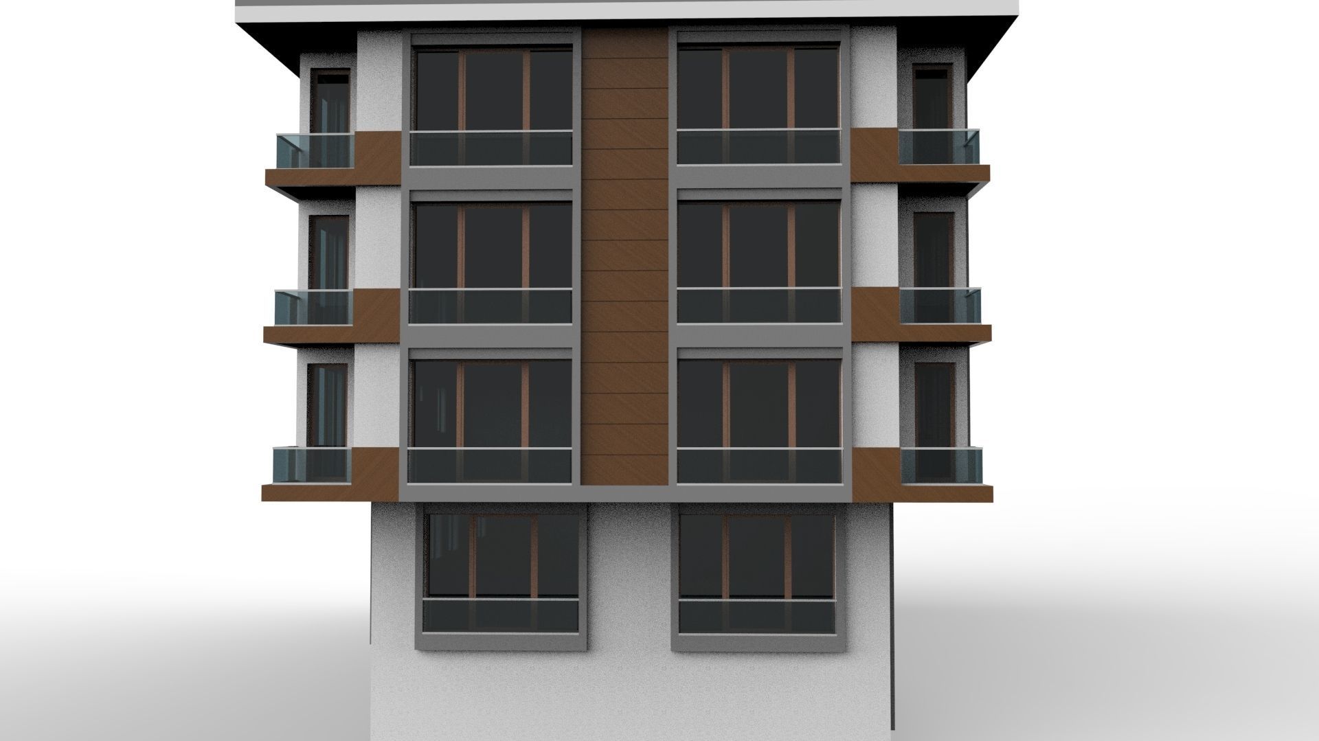 HOUSE 06 Low-poly 3D model_12