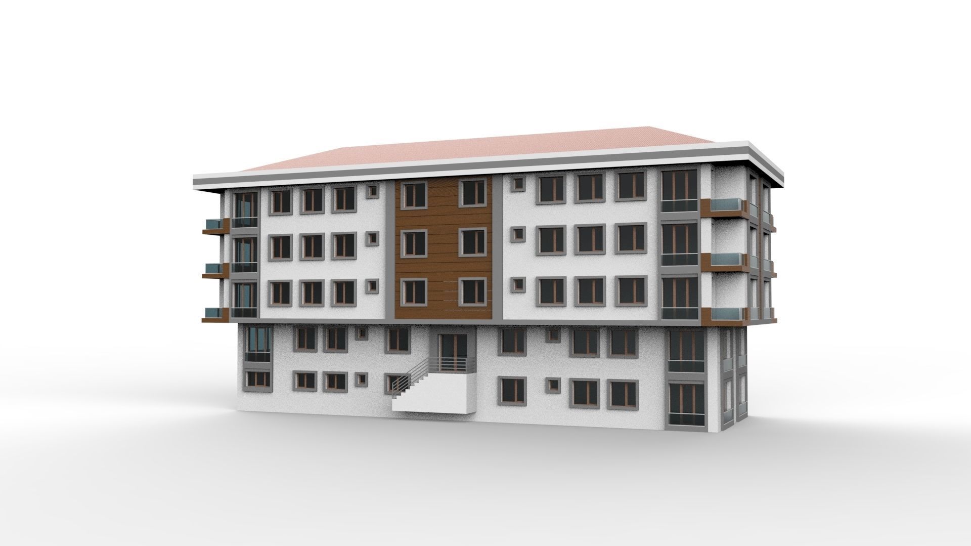 HOUSE 06 Low-poly 3D model_45