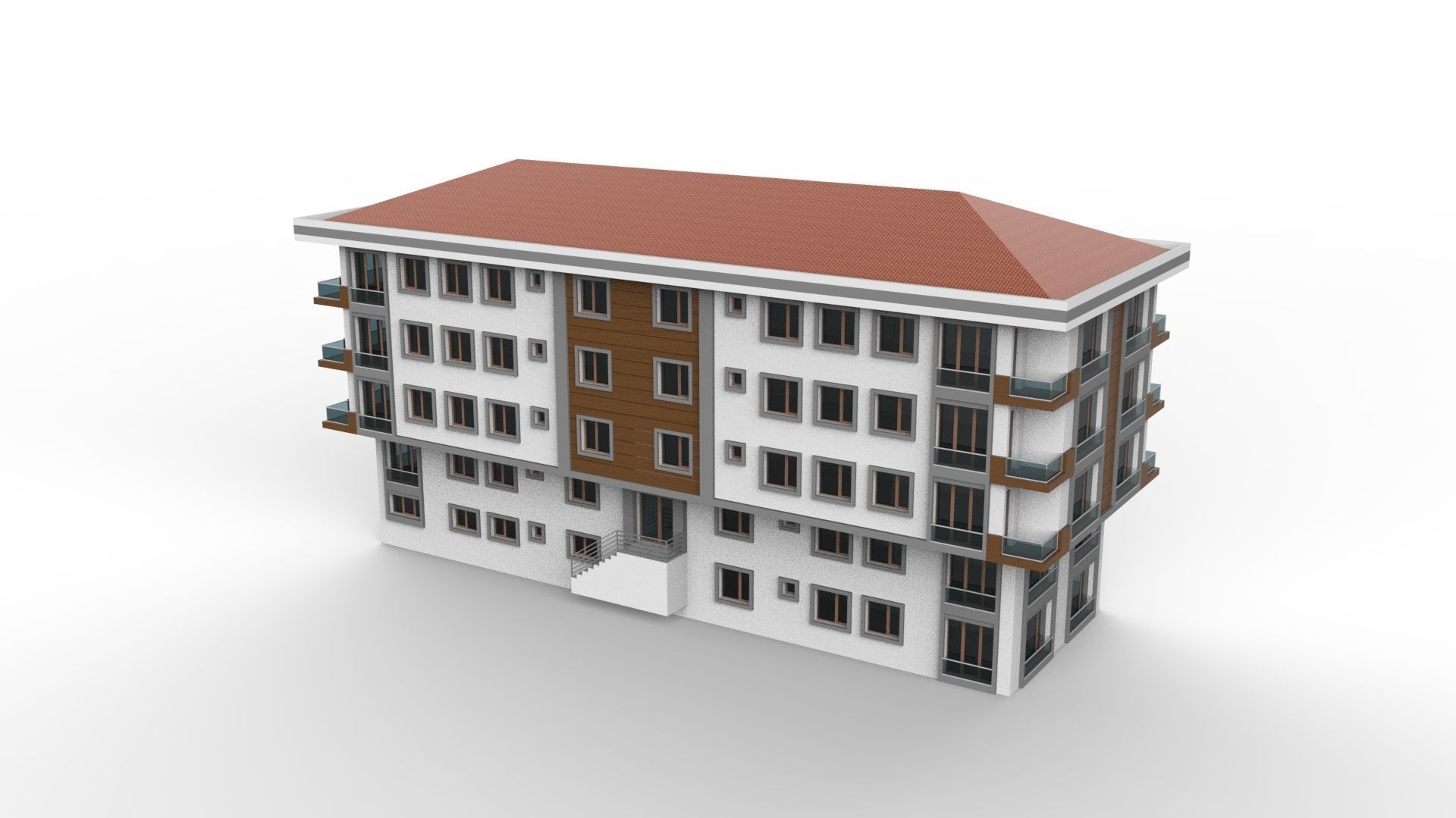 HOUSE 06 Low-poly 3D model_51