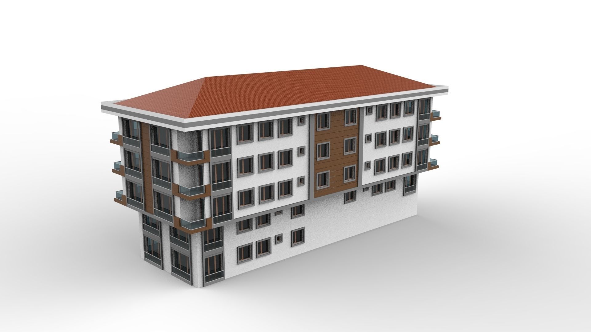 HOUSE 06 Low-poly 3D model_26