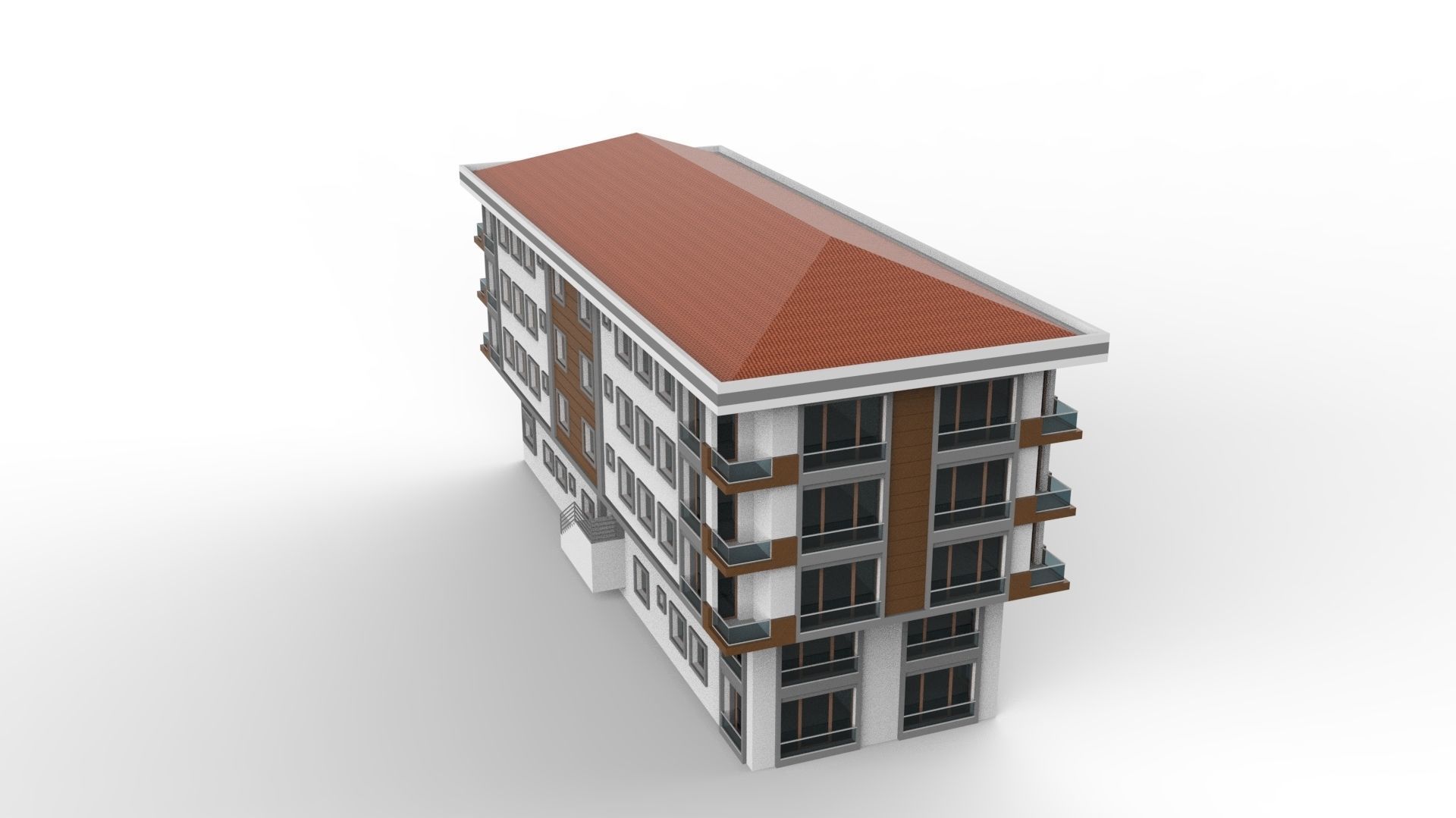 HOUSE 06 Low-poly 3D model_40