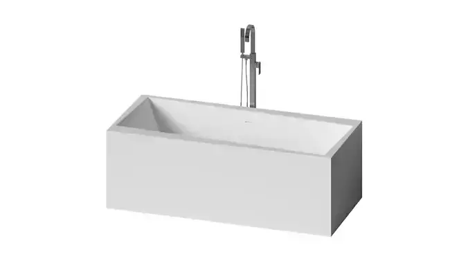Soria Freestanding Solid Surface Bathtub - Riluxa