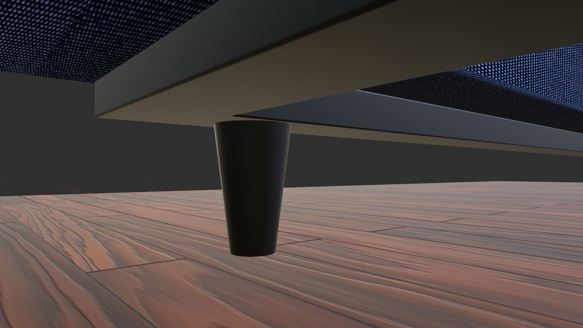 Low-Poly Modern Sofa Low-poly 3D model_5