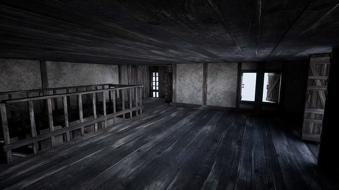 GREATEST MEDIEVAL BUILDER HOUSE INTERIOR WAR MACHINES PACK Low-poly 3D model 5