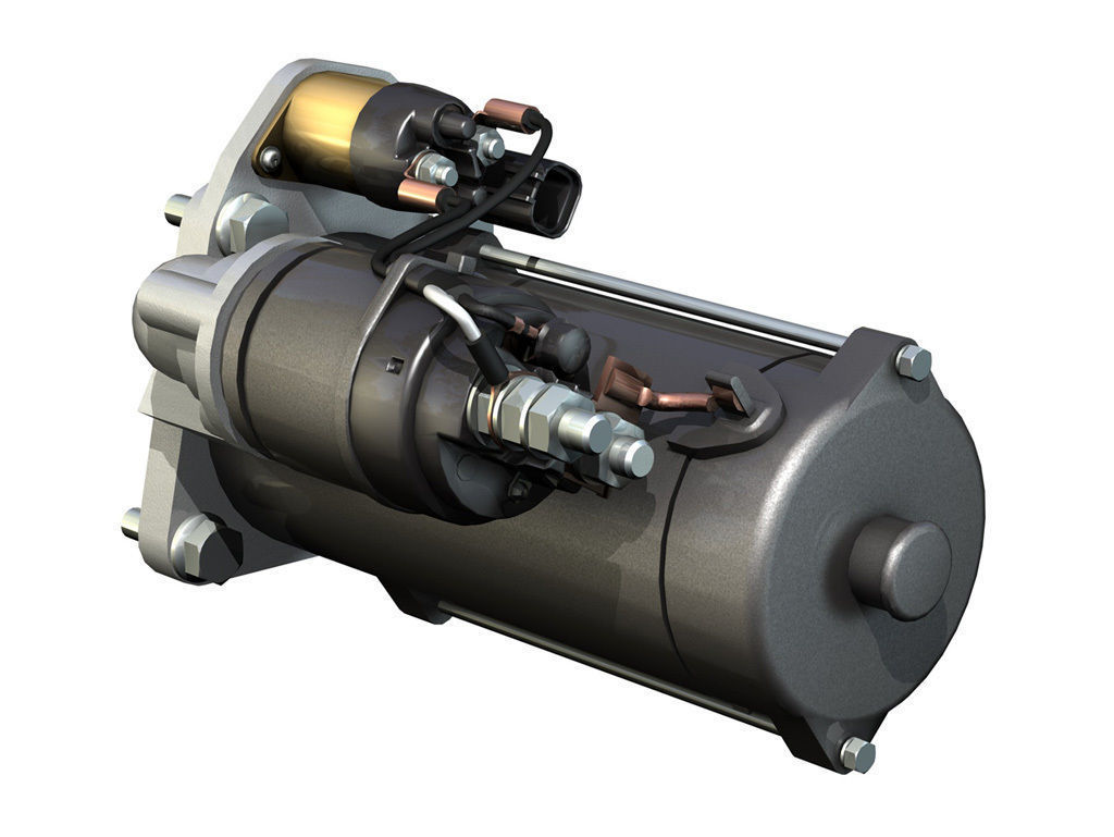 Starter Motor 03 3D model_3