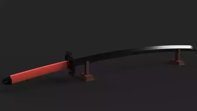 Bleach- Ichigo Kurosaki Tensa Zangetsu Set- Original - Fullbring 3D print model